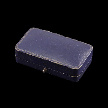 Antique Victorian Chalcedony Brooch with Seed Pearls 15ct Gold Heart Shaped Cabochon - c.1890