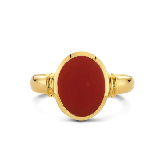 Carnelian 14k Signet Ring 17778-9281