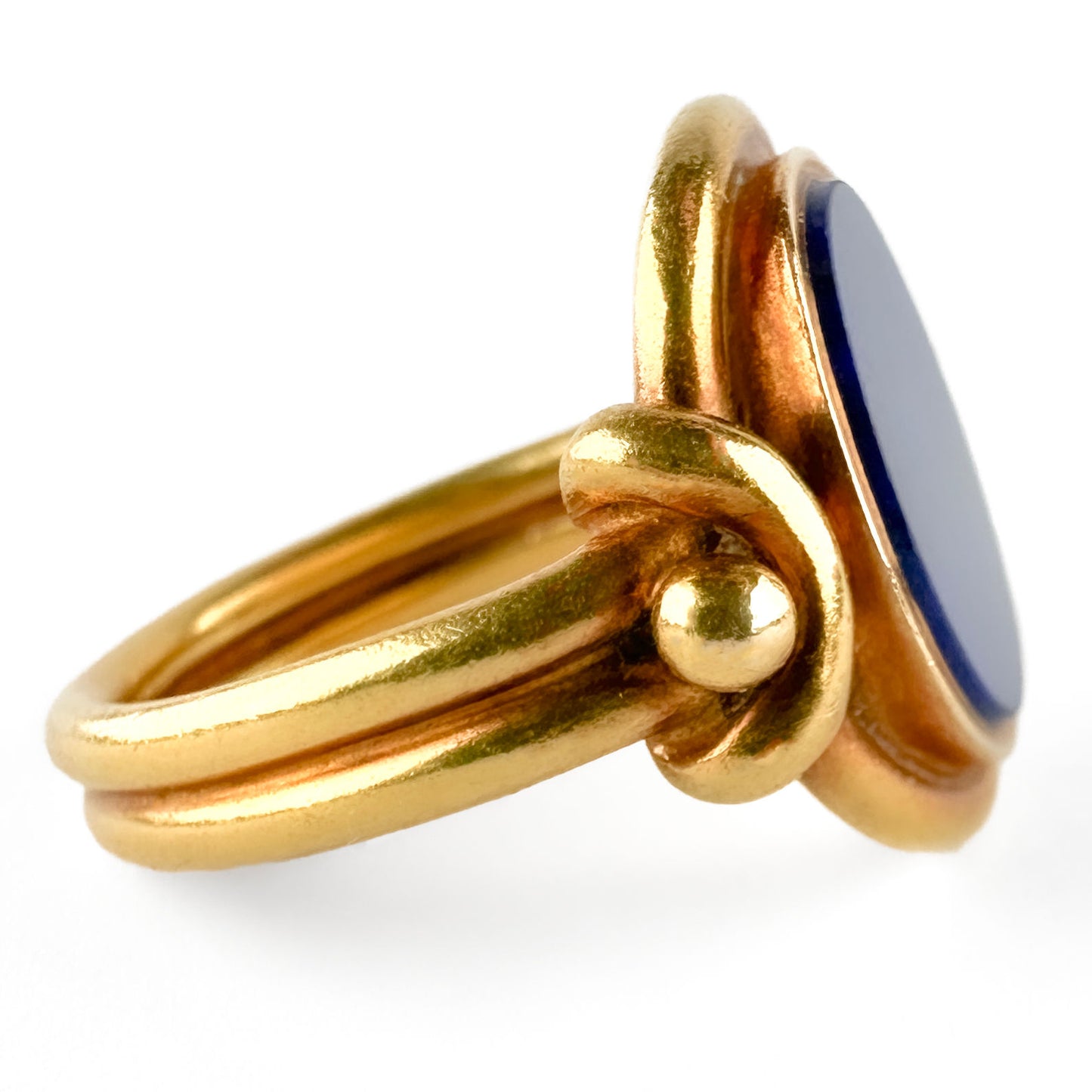Lapis Lazuli Signet Ring Gifted By Prince Alfred, Son of Queen Victoria 1861