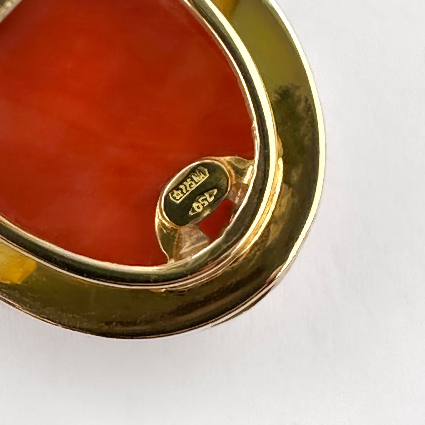 Vintage Large Coral Statement Cocktail Ring