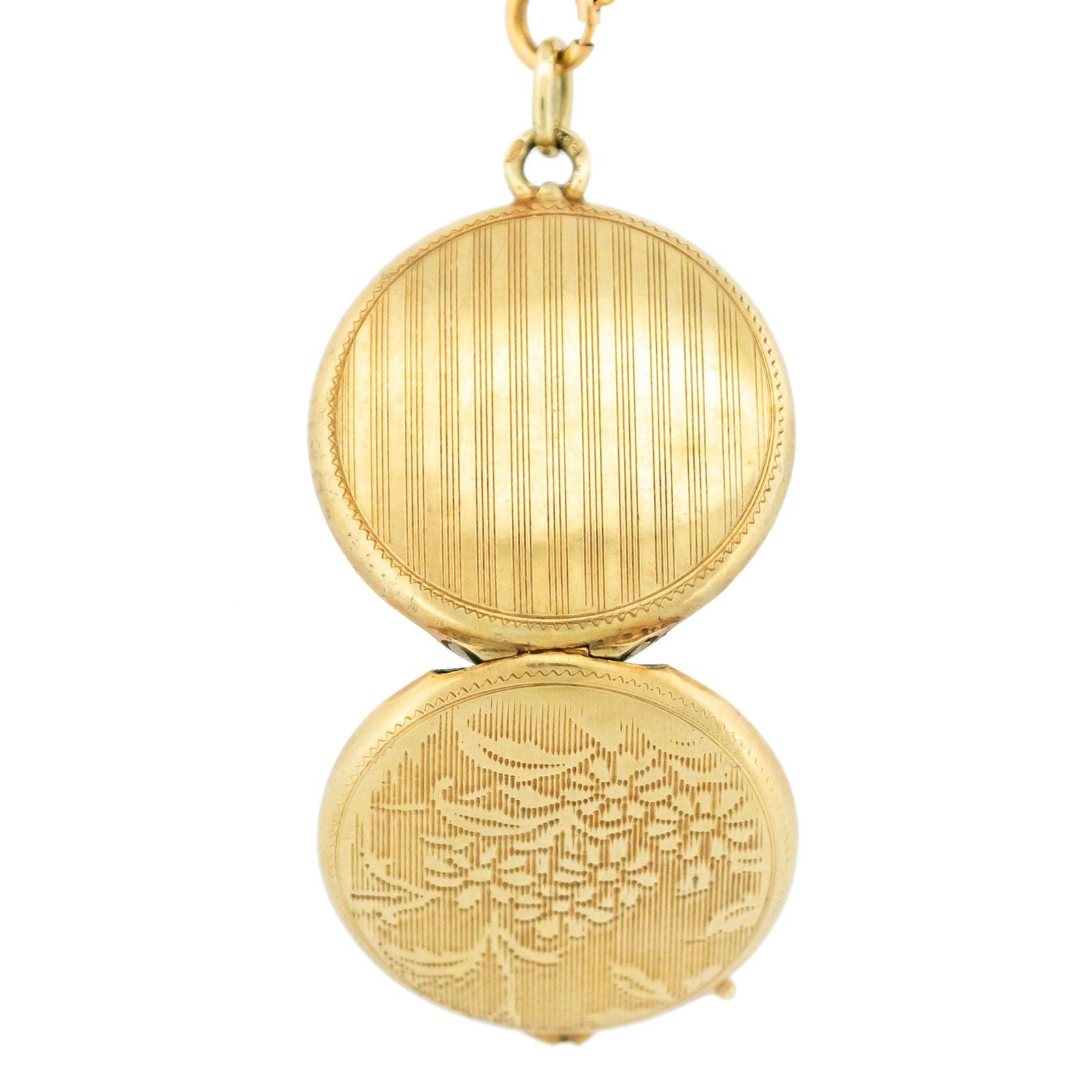 14k Memorial Hair Locket 13829-8228