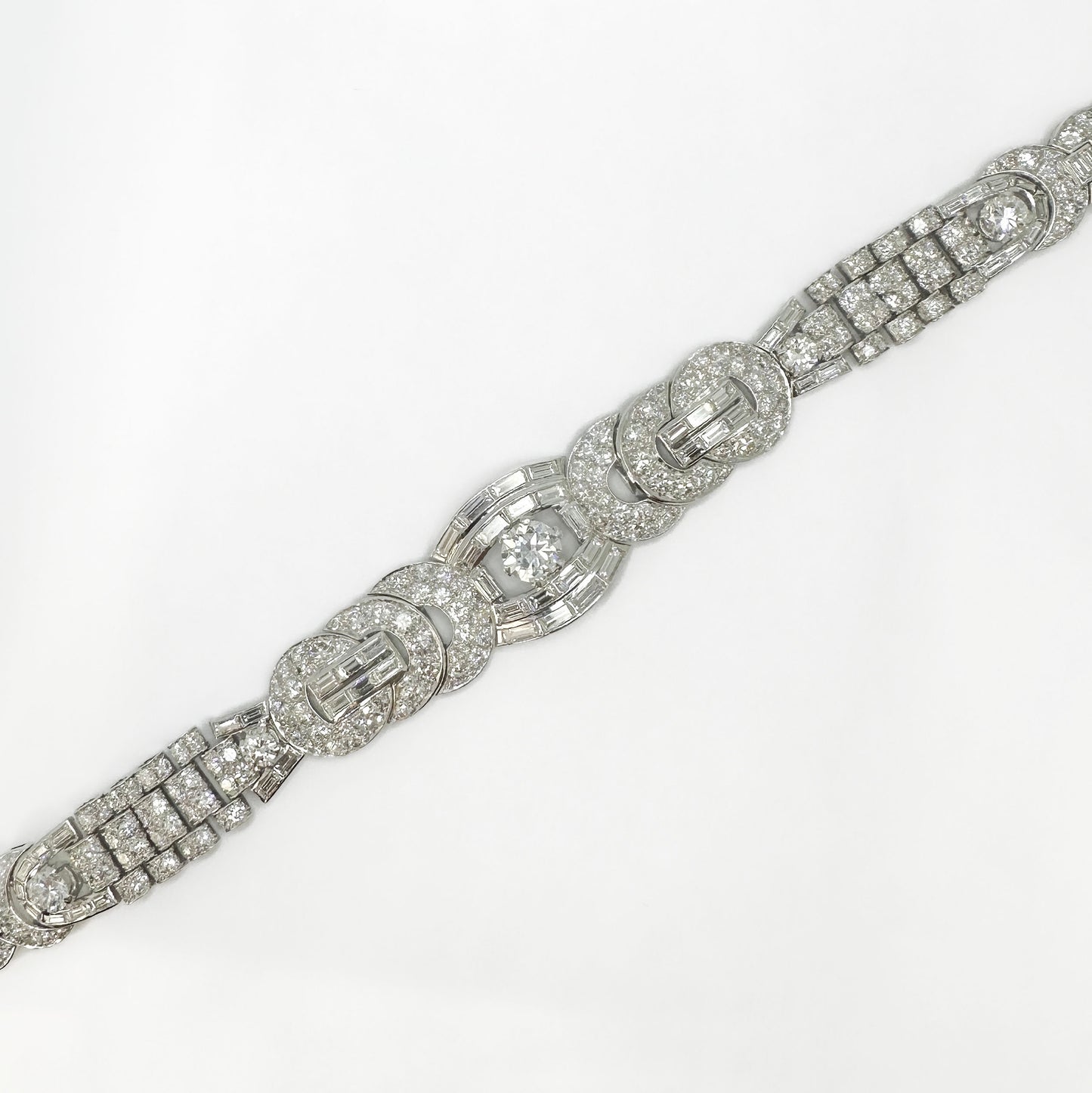 1940's 15ct Diamond Bracelet