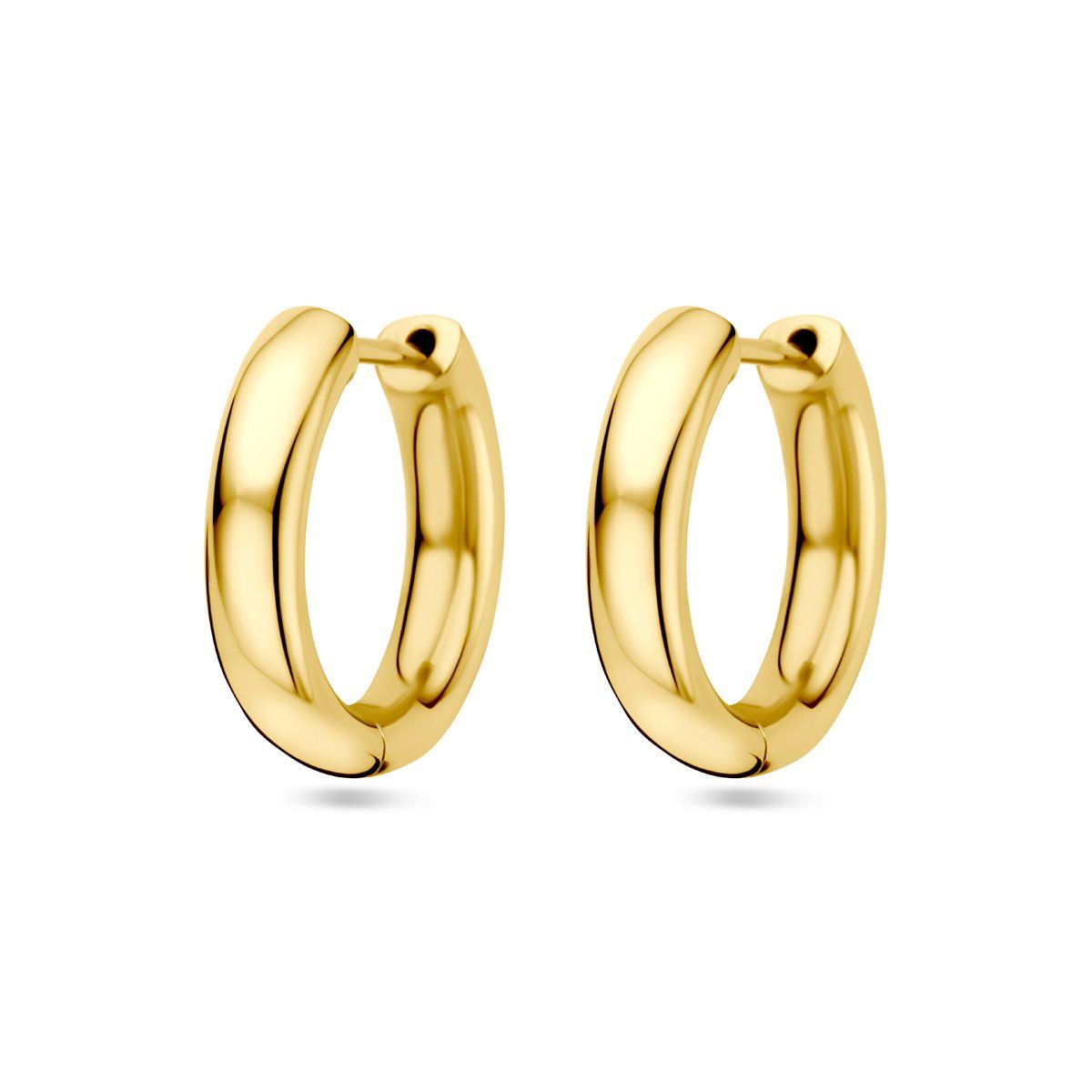 14ct Yellow Gold Creole Hoop Earrings