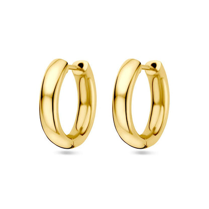 14ct Yellow Gold Creole Hoop Earrings