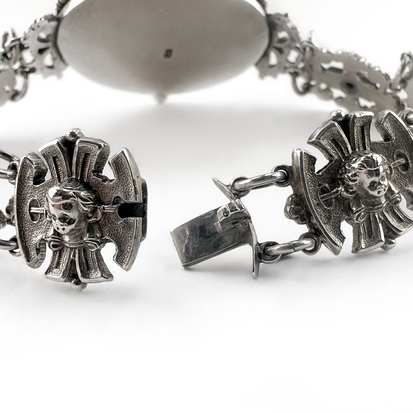 Art Nouveau Antique Silver Bracelet by Georg Adam Scheid