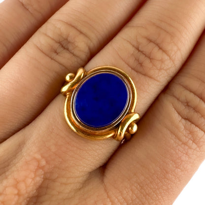 Lapis Lazuli Signet Ring Gifted By Prince Alfred, Son of Queen Victoria 1861