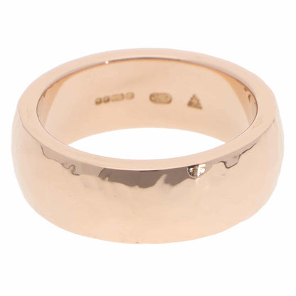 Vintage Stephen Webster Black Diamond Set 18ct Rose Gold Wedding Band Ring
