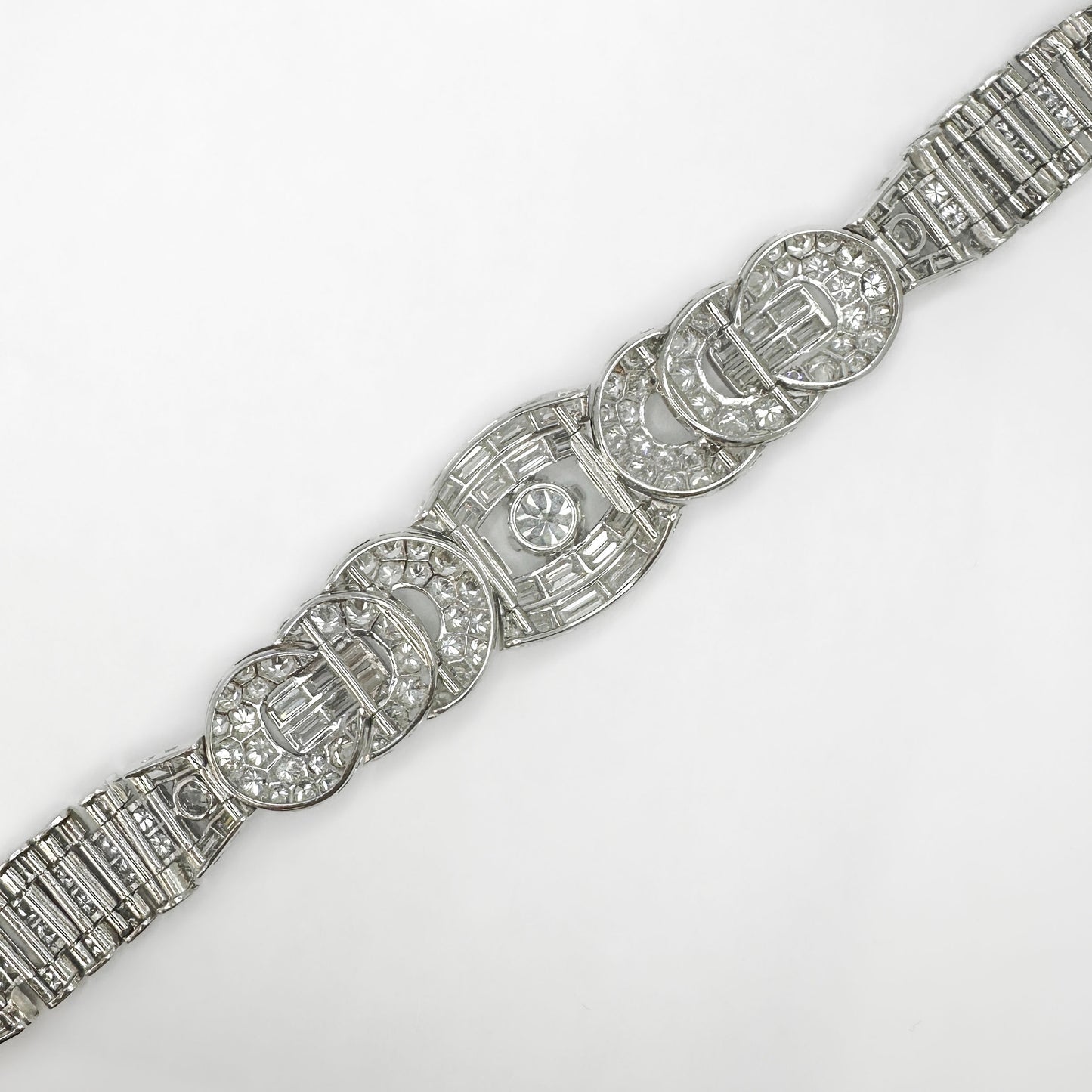 1940's 15ct Diamond Bracelet