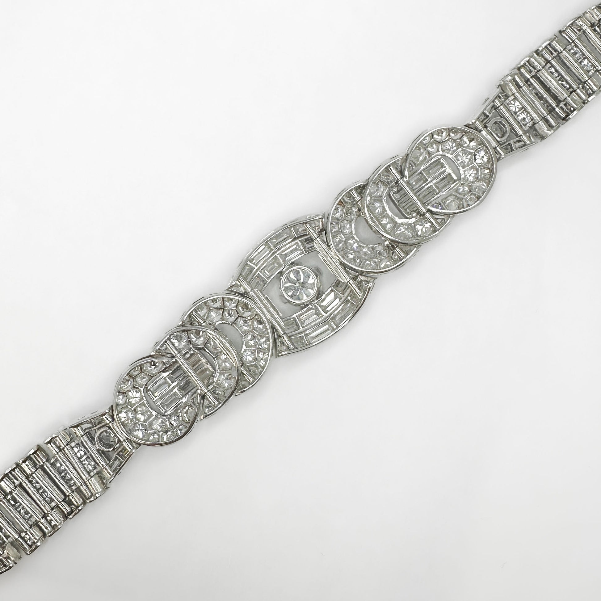1940's 15ct Diamond Bracelet