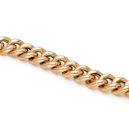 Vintage 14ct Yellow Gold Curb Link Bracelet