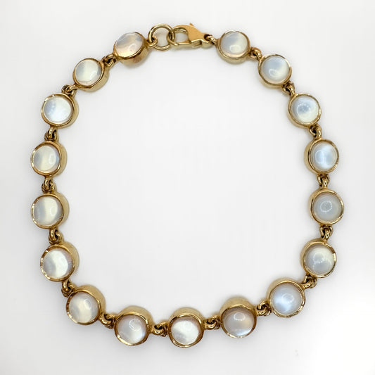 Cabochon Moonstone Bracelet