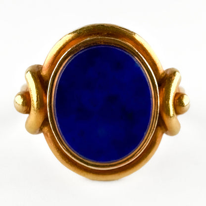 Lapis Lazuli Signet Ring Gifted By Prince Alfred, Son of Queen Victoria 1861