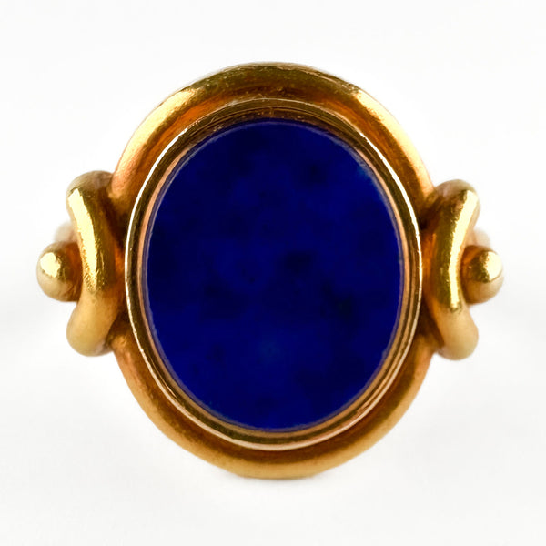 Lapis Lazuli Signet Ring Gifted By Prince Alfred, Son of Queen Victoria 1861