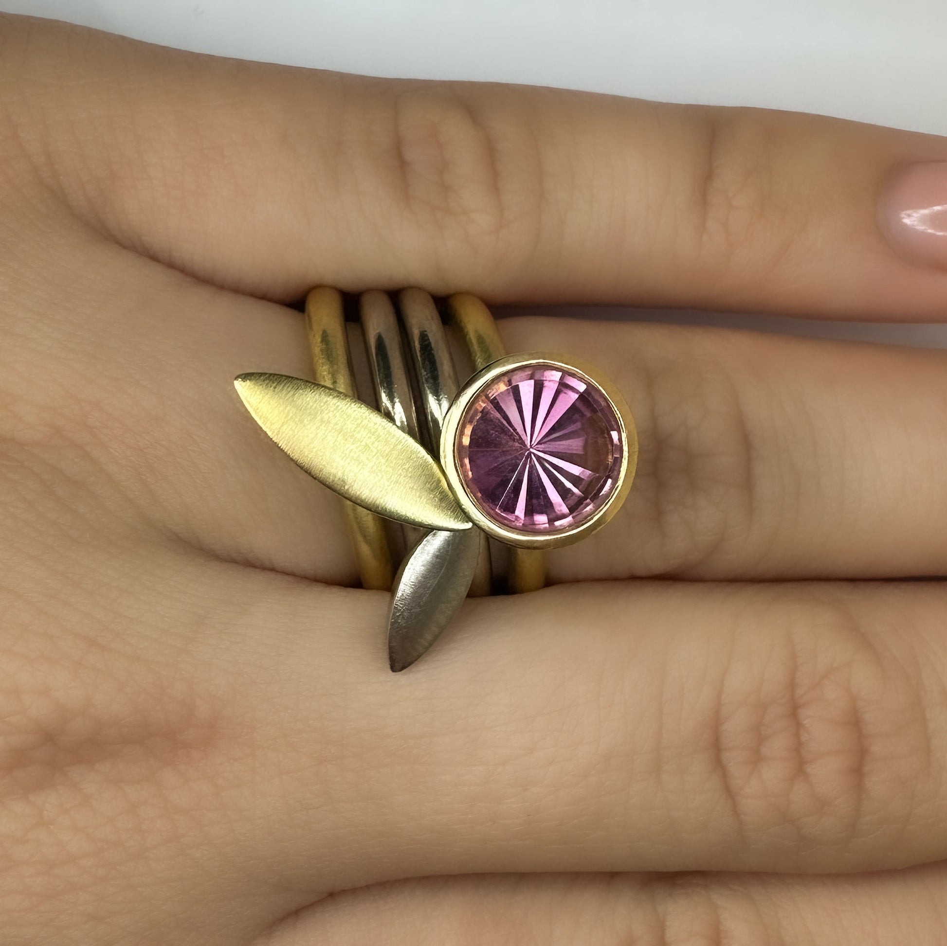 Louise O'neill 4 Tourmaline Stacking Rings