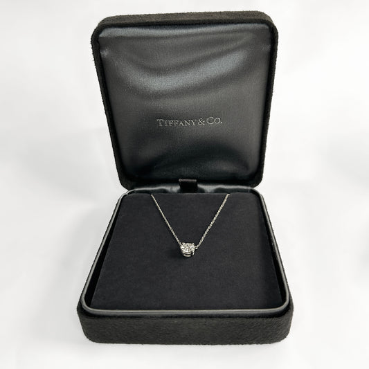 Tiffany & Co Solitaire Diamond Pendant