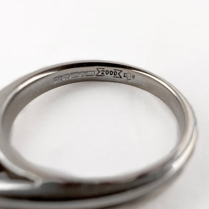 Diamond Solitaire Millennium Ring