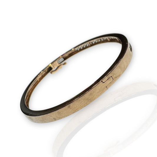 1ct Diamond Bangle Bracelet in 9ct Rose Gold