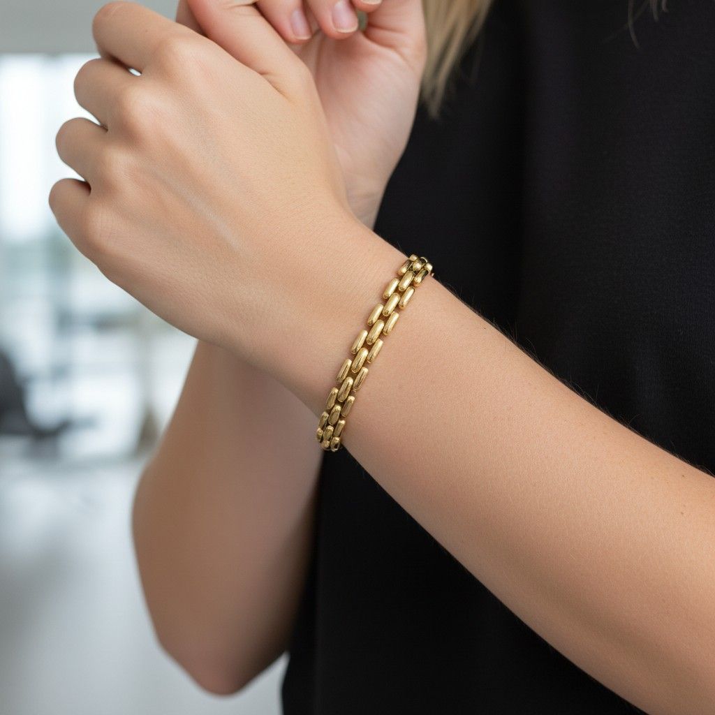 Cartier Maillon Pathere 18ct Yellow Gold Bracelet