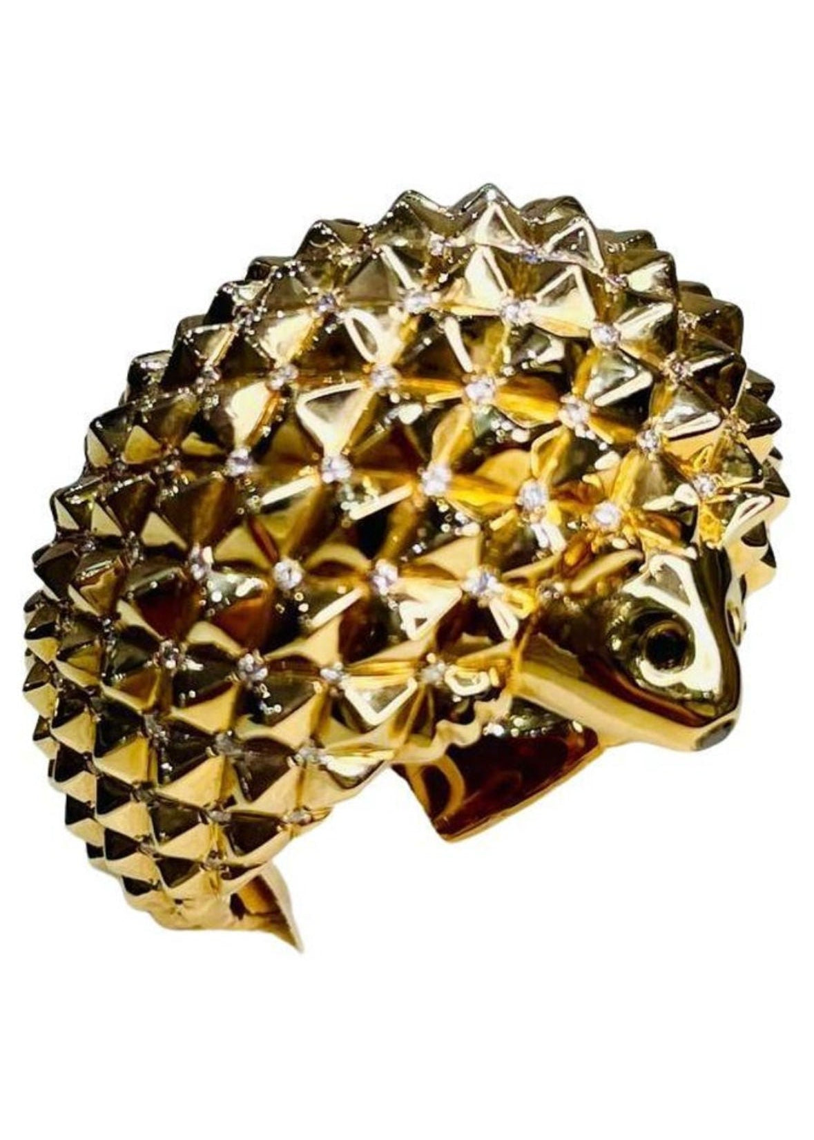 Vintage Boucheron Hans The Hedgehog Gold Statement Ring