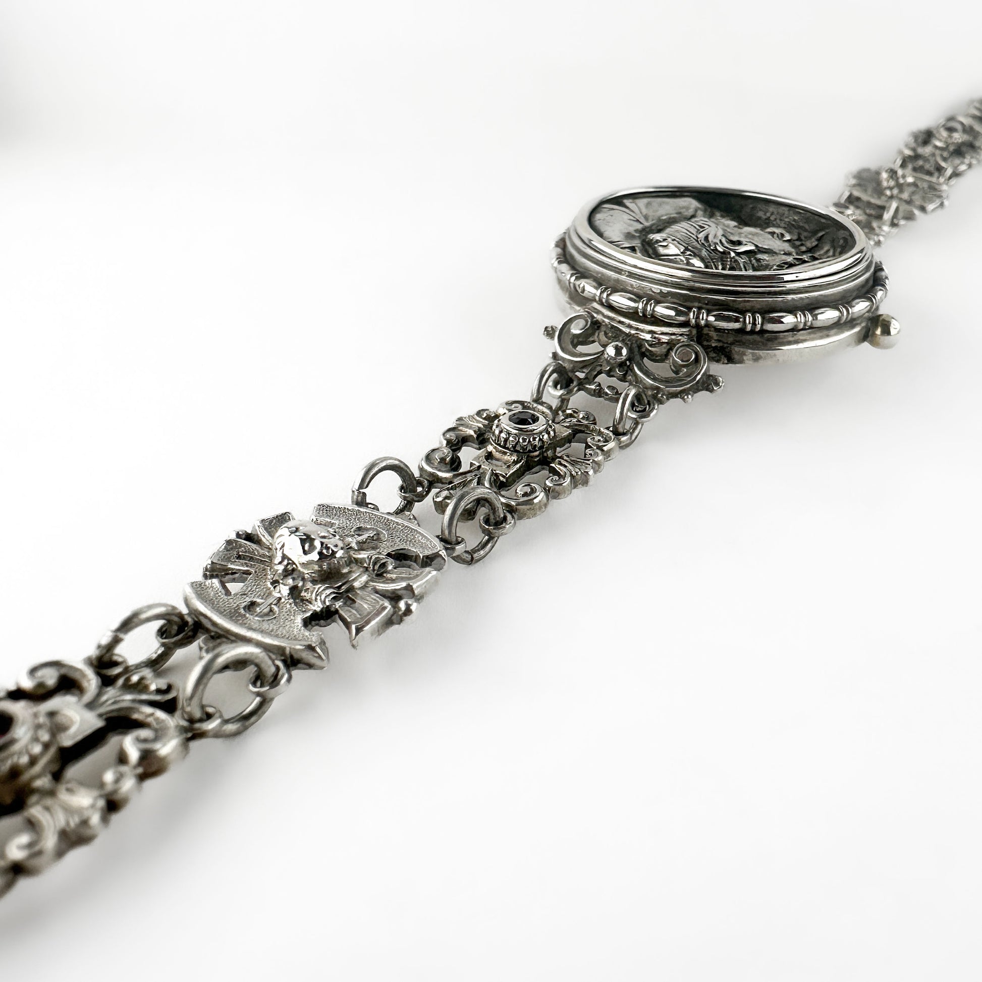Art Nouveau Antique Silver Bracelet by Georg Adam Scheid