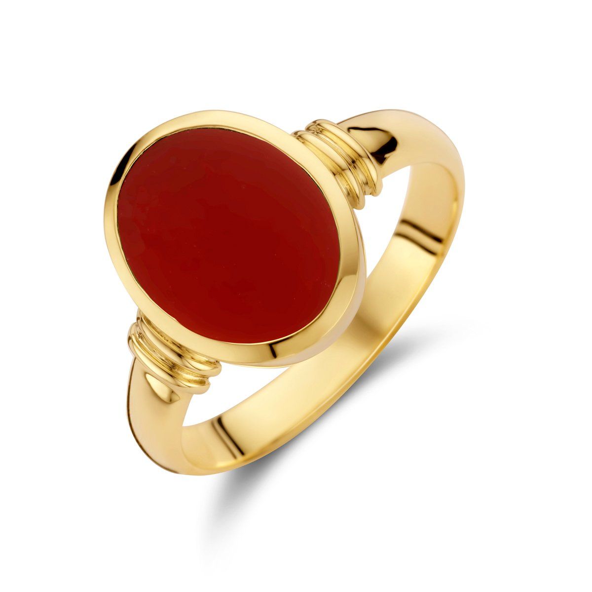 Carnelian 14k Signet Ring 17778-9281