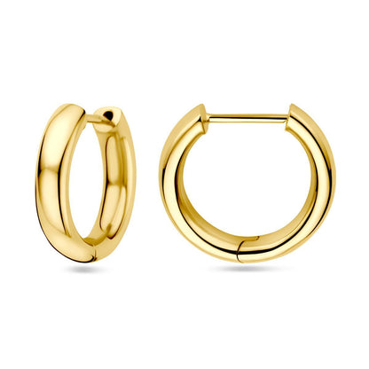 14ct Yellow Gold Creole Hoop Earrings