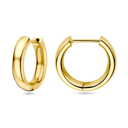 14ct Yellow Gold Creole Hoop Earrings