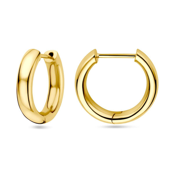 14ct Yellow Gold Creole Hoop Earrings