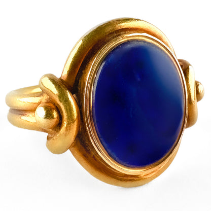 Lapis Lazuli Signet Ring Gifted By Prince Alfred, Son of Queen Victoria 1861