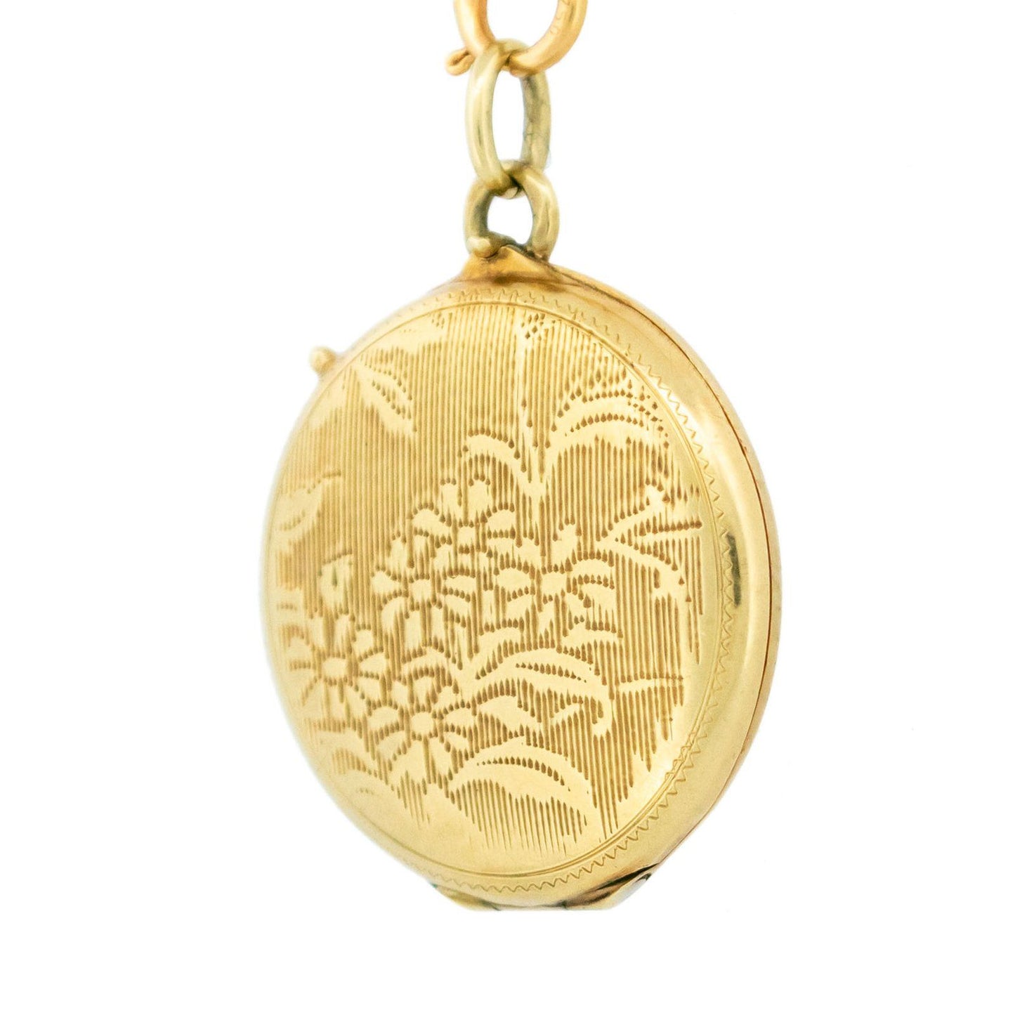 14k Memorial Hair Locket 13829-8228