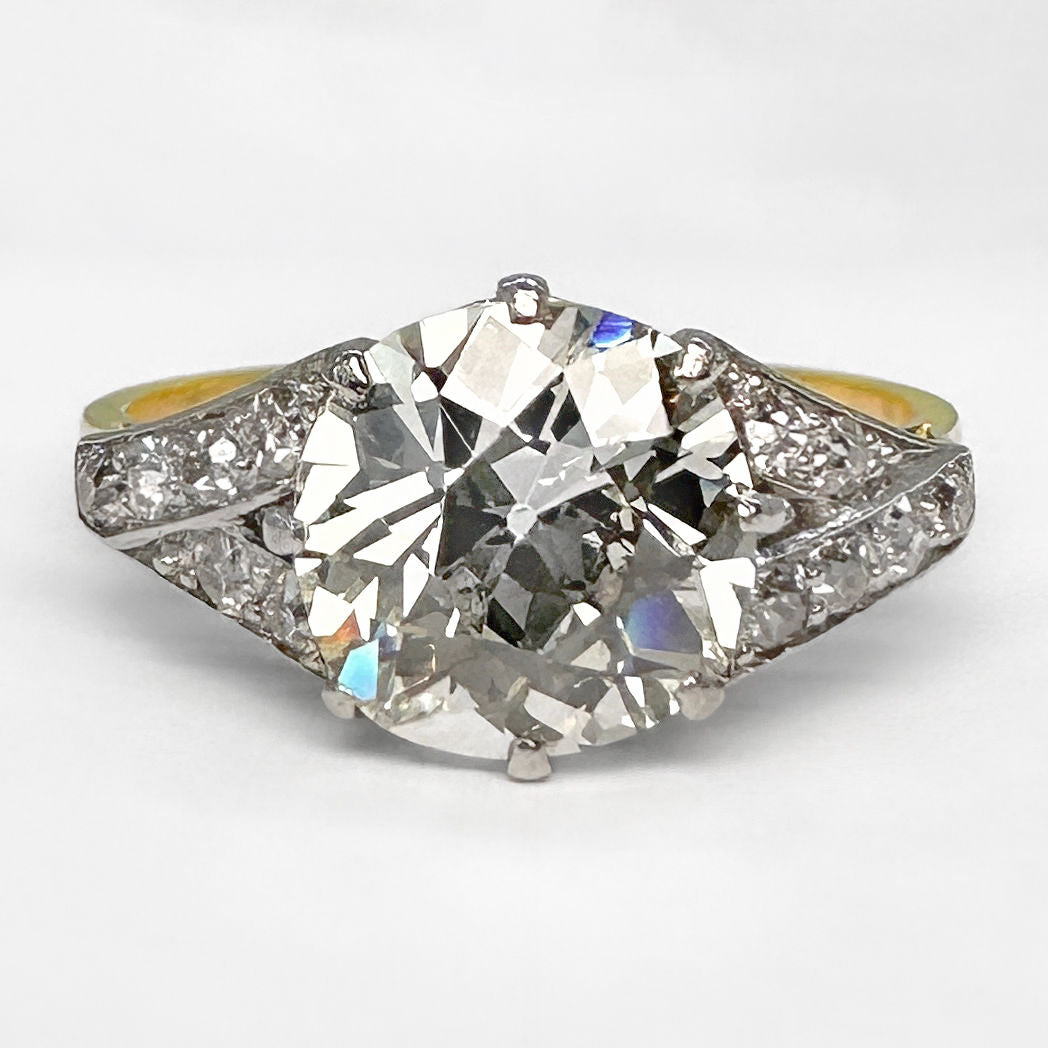 Art Deco 2.17ct Solitaire Diamond Ring
