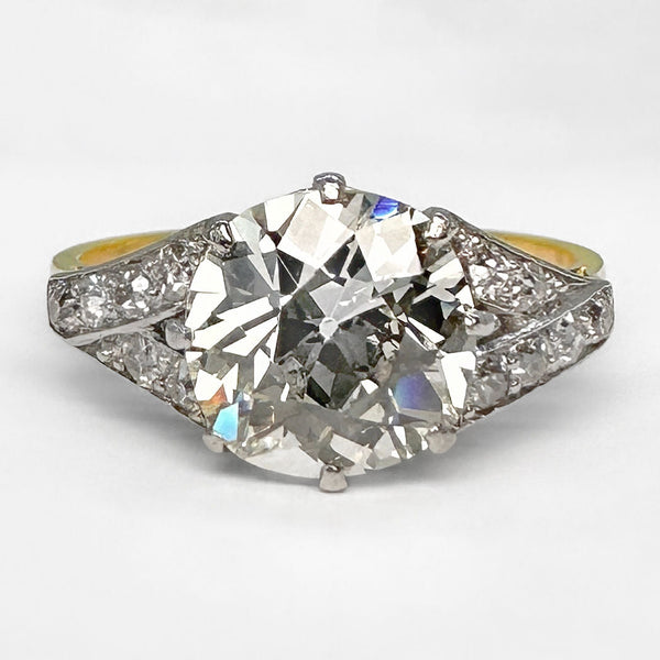 Art Deco 2.17ct Solitaire Diamond Ring