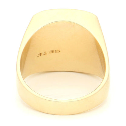 3135 stamp on the inside of the yellow gold ring