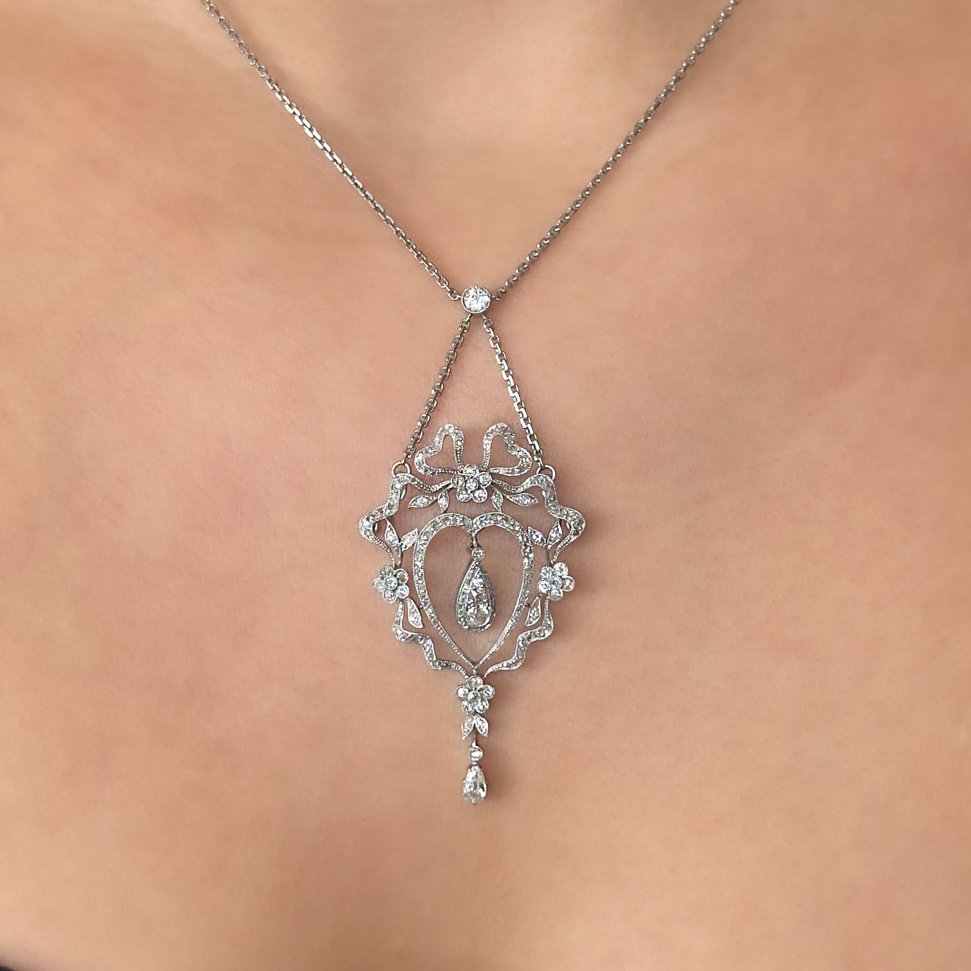 Belle Epoque Diamond Heart Pendant