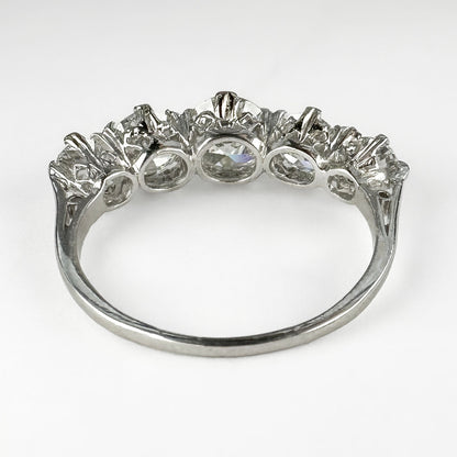 Edwardian Antique Diamond Five Stone Engagement Ring