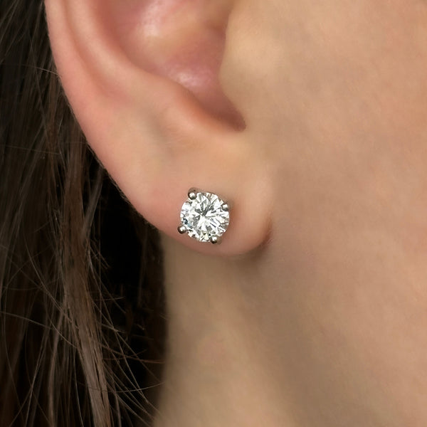 Diamond Stud Earrings