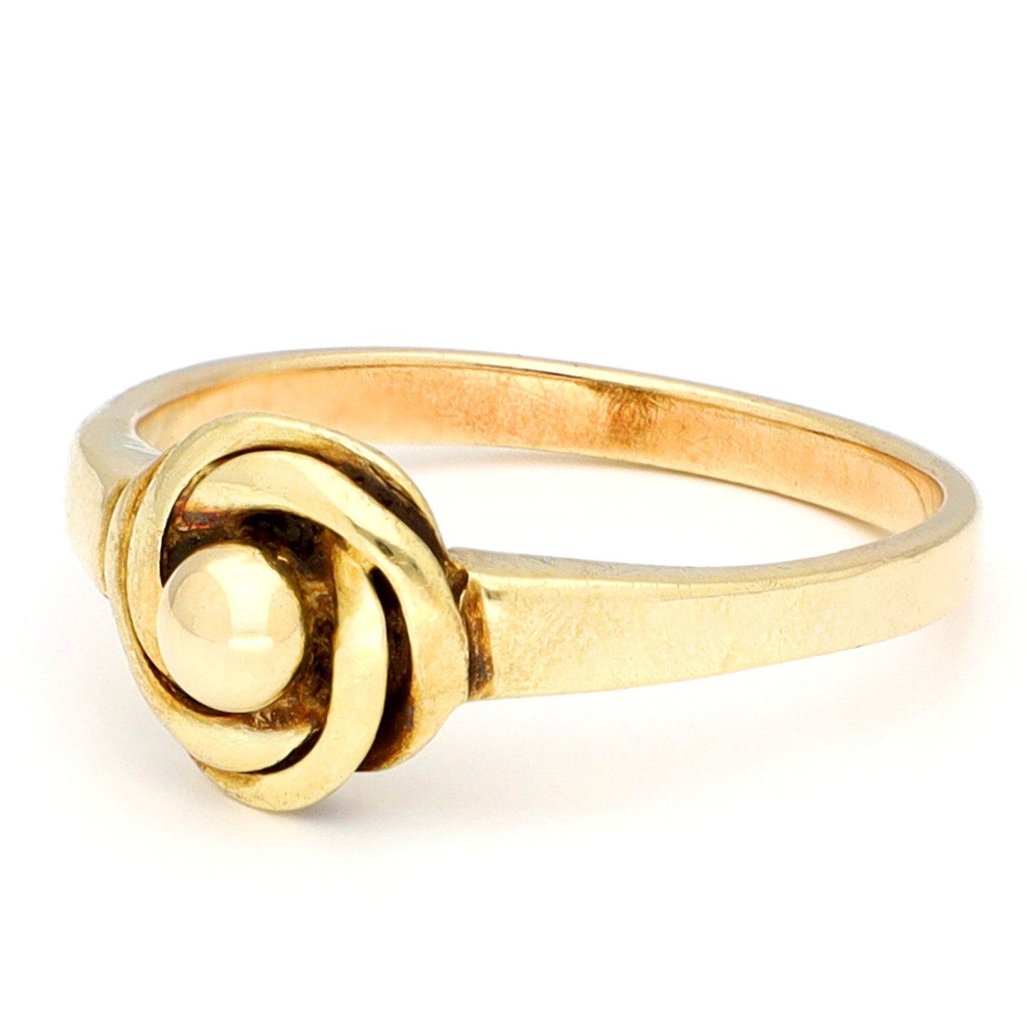 Vintage 14ct Yellow Gold Sculptural Flower Cluster Ring