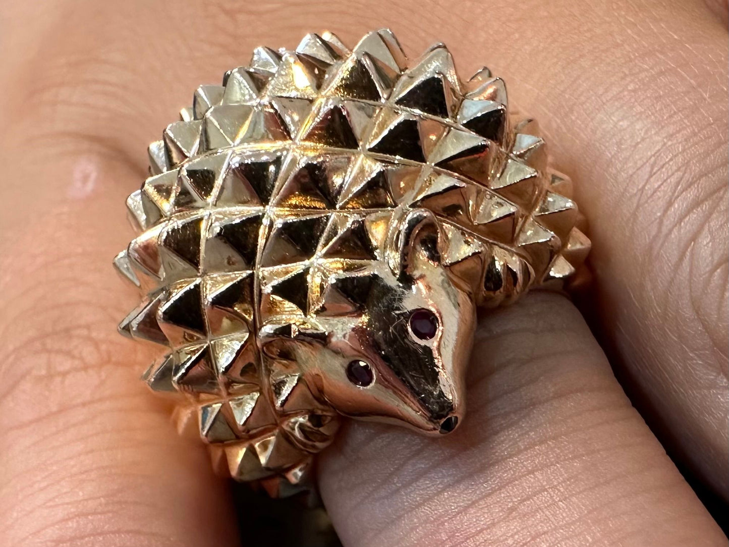 Vintage Boucheron Hans The Hedgehog Gold Statement Ring