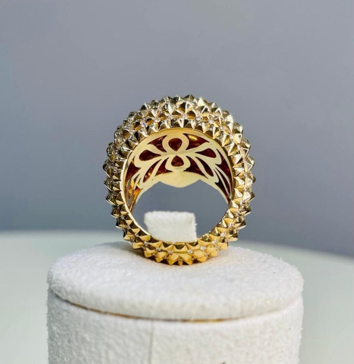 Vintage Boucheron Hans The Hedgehog Gold Statement Ring