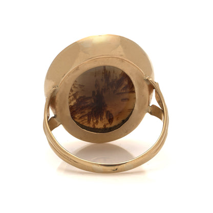 Antique Victorian 18 ct Gold Cameo Ring
