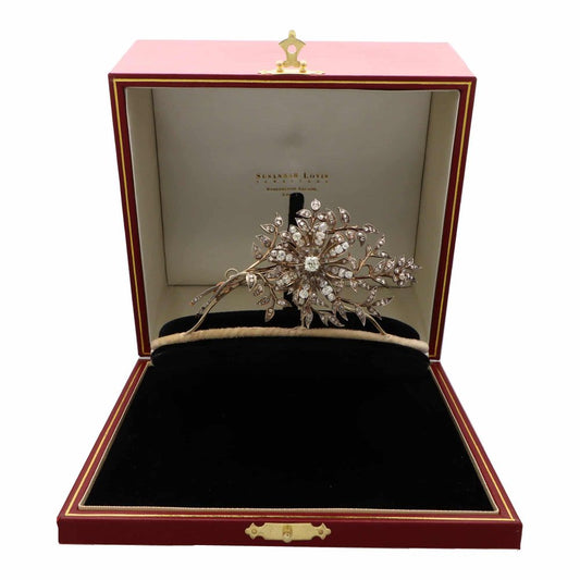 Victorian En Tremblant Diamond Tiara