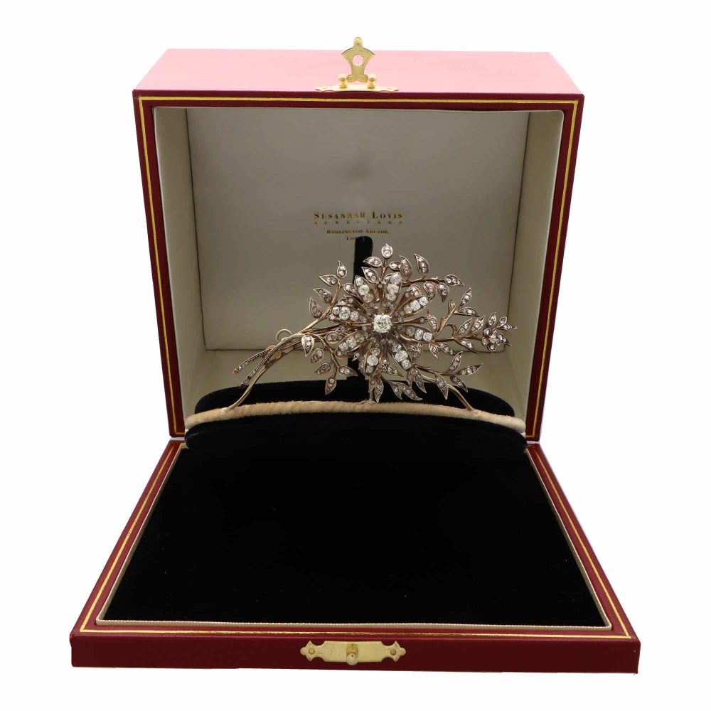 Victorian En Tremblant Diamond Tiara