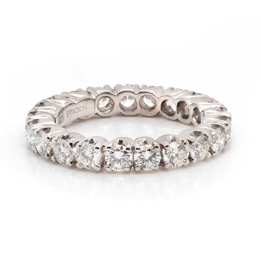 18ct White Gold 21 Diamond Full Eternity Ring