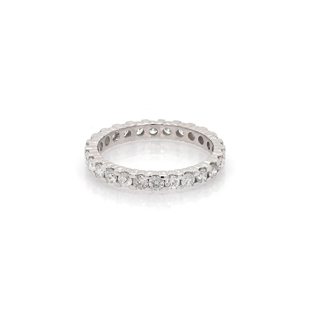 Jewellery 18ct White Gold, Diamond Full Eternity Ring