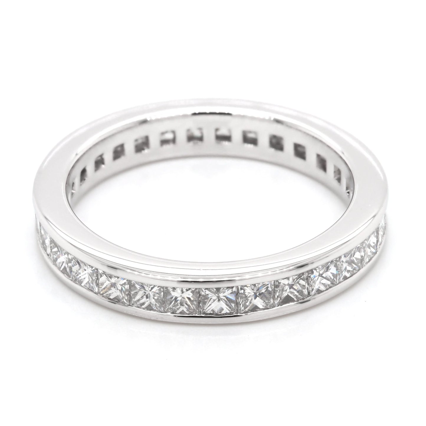 Jewellery Platinum Diamond-Set Full Eternity Ring