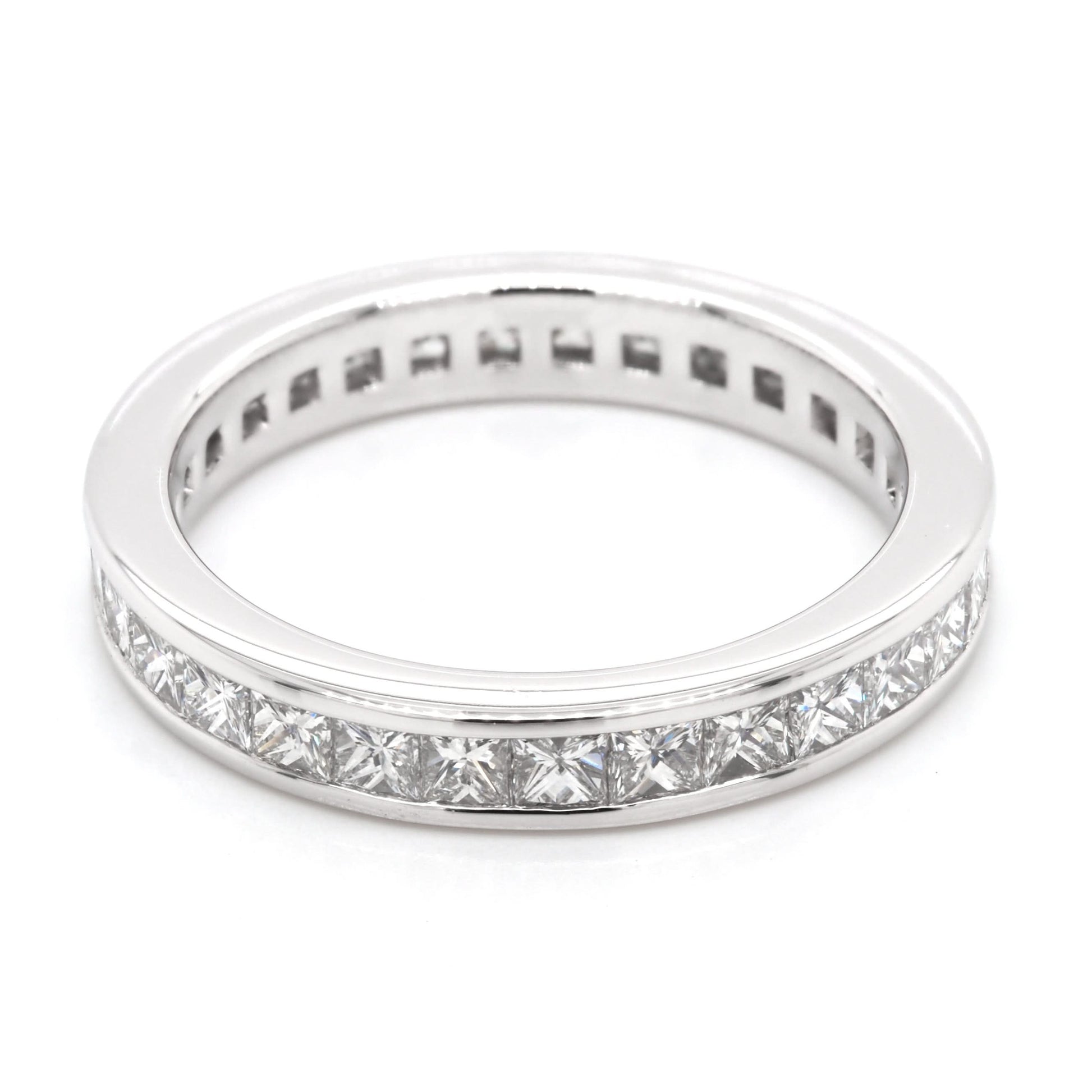 Jewellery Platinum Diamond-Set Full Eternity Ring