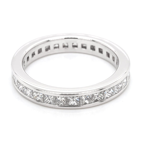 Jewellery Platinum Diamond-Set Full Eternity Ring