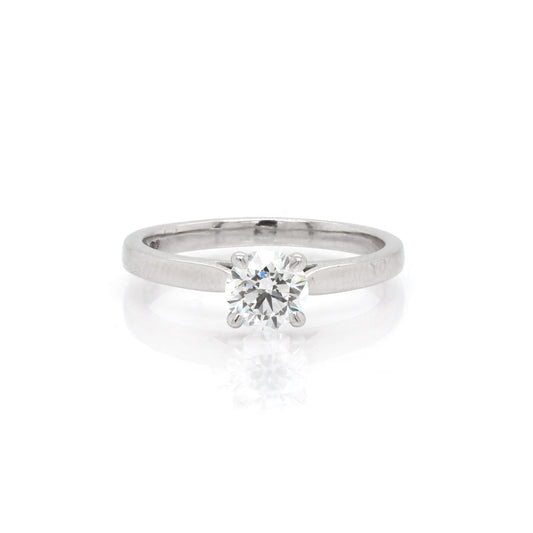 Jewellery Platinum Diamond Solitaire Ring