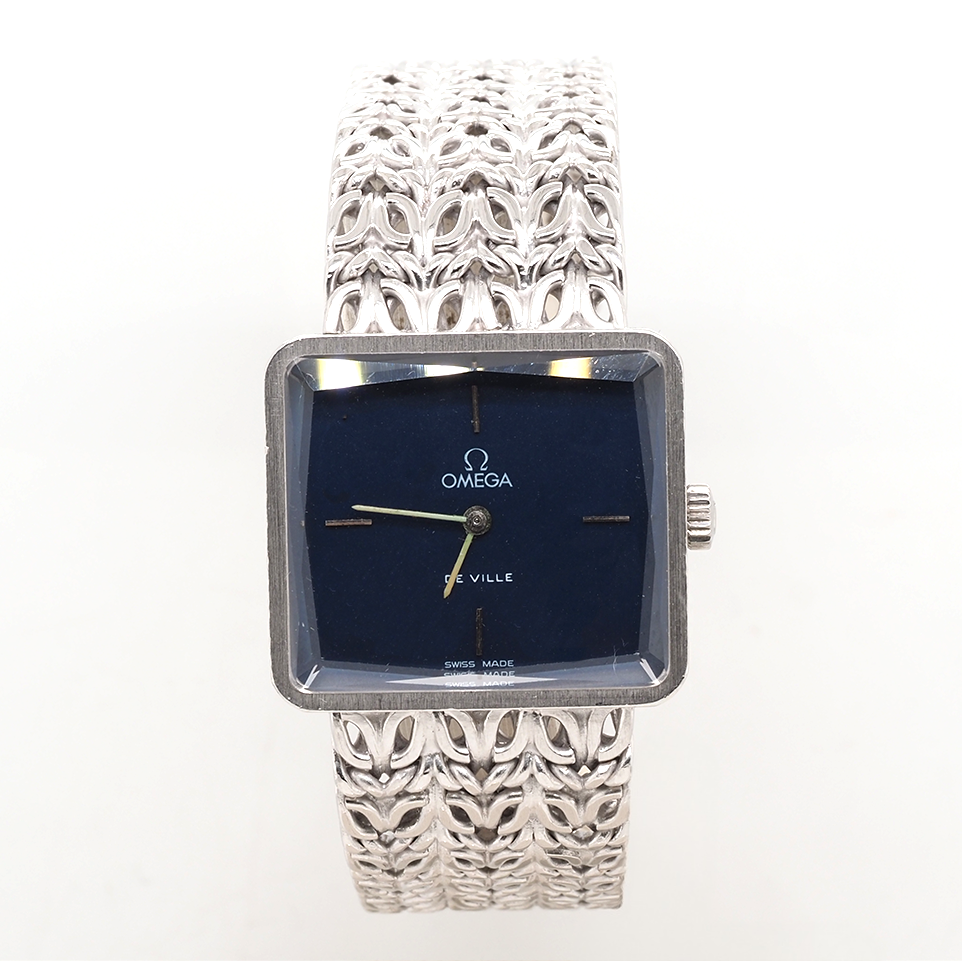Vintage 18ct White Gold Omega De Ville Watch