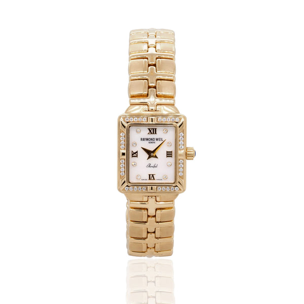 Raymond Weil Parsifal Yellow Gold Diamond-Set Watch